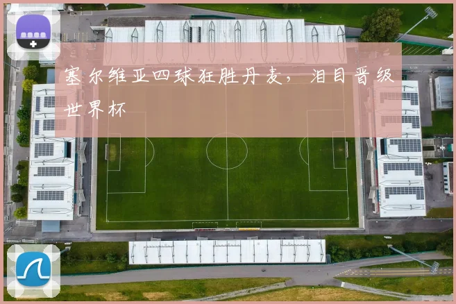 塞尔维亚四球狂胜丹麦，泪目晋级世界杯