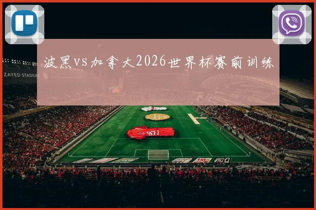 波黑vs加拿大2026世界杯赛前训练